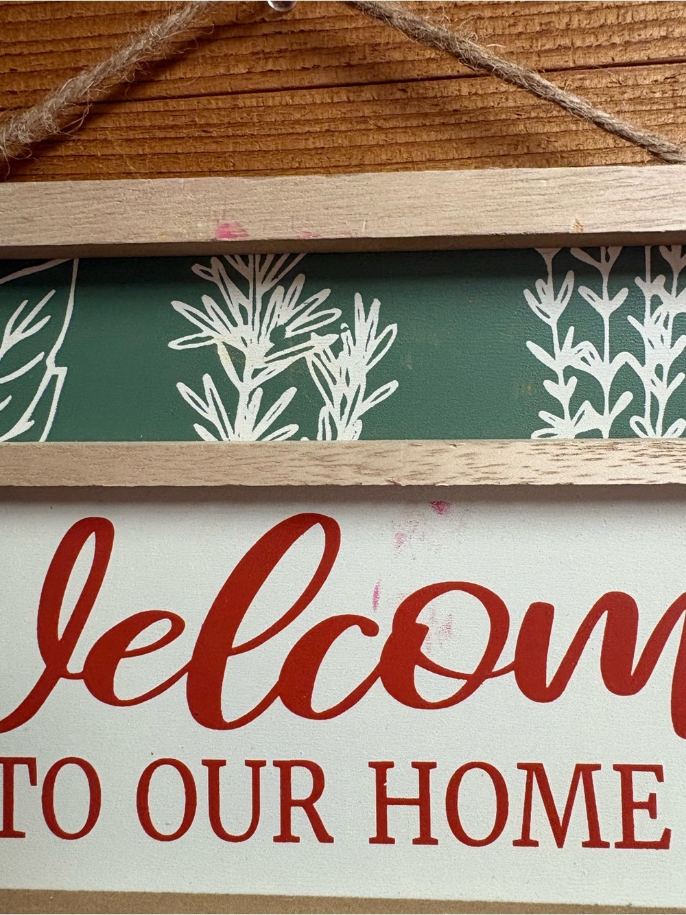 Farmhouse Botanical Welcome Wall Sign & Fresh Blooms Decor Bundle - Picture 4 of 9